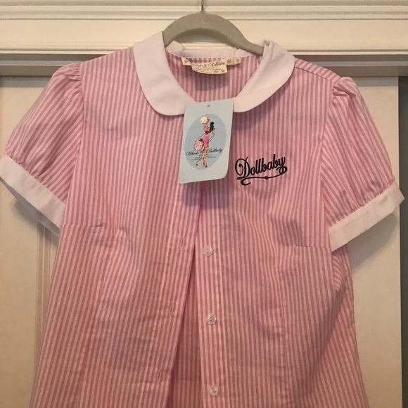 Wheels and Dollbaby Tops - Wheels and DollBaby Babydoll Shirt